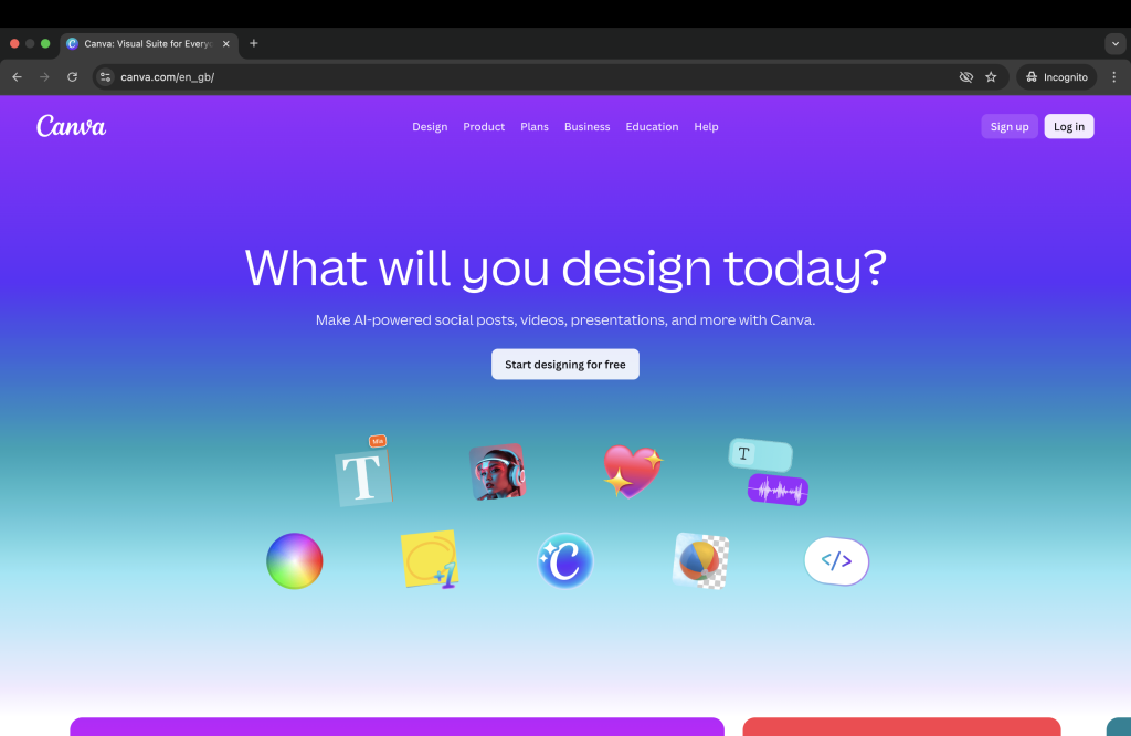 cara buat duit dengan canva menggunakan template design